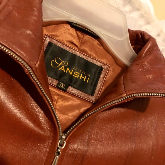 💎PRICE DROP!! Genuine Light Brown Leather Jacket - Picture 2 of 4